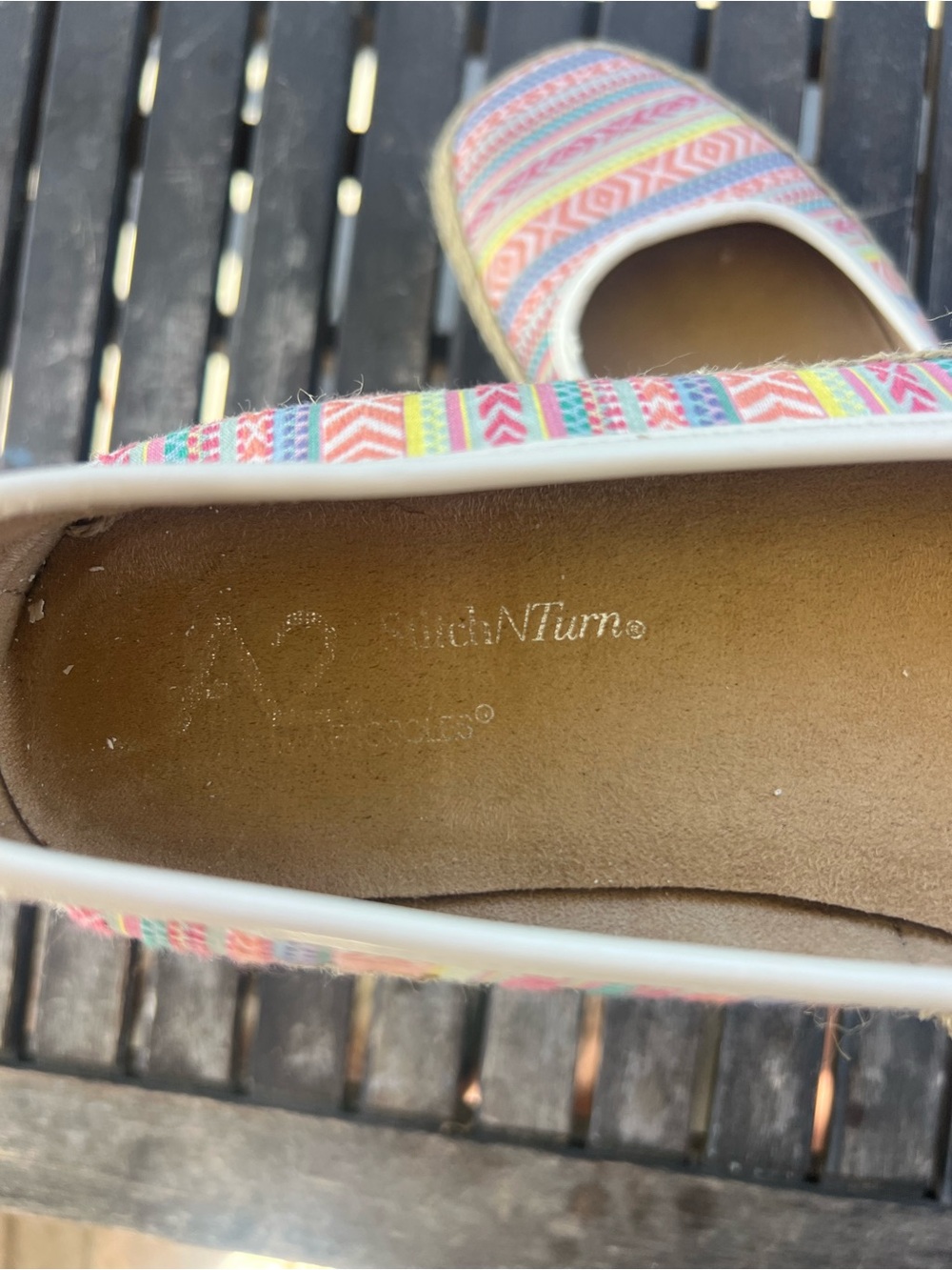 Stitch and Turn size 7.5 Espadrilles - Picture 5 of 6